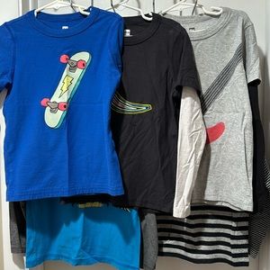 Tea Collection Boy’s Size 6 Long-Sleeve T-shirt Lot of 5